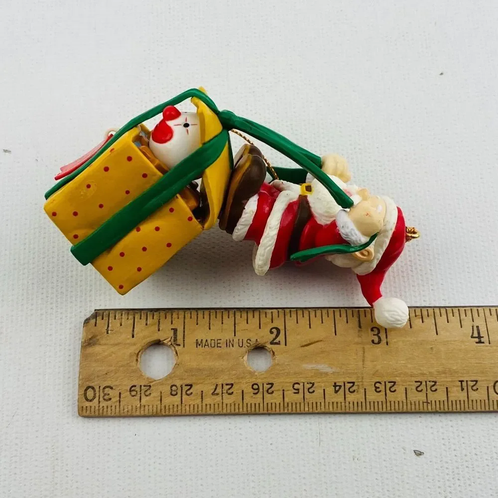 Matrix Christmas Traditions Santa Claus &‎ Jack in the Box Collectible Ornament
